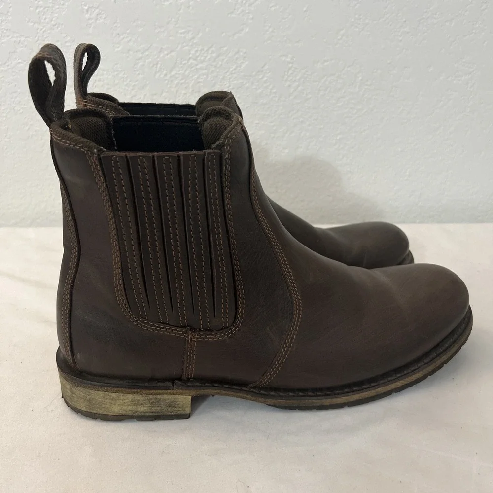 Eddie Moran Mens Slip-On Boots‎ 6\